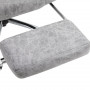 Massage Kontorsstol med Fotstöd Grå 62 x 67 x 113-120 cm