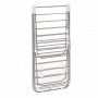 Vikbar Torkställ Flera Nivåer 138 x 60,5 x 112 cm Vit/silver