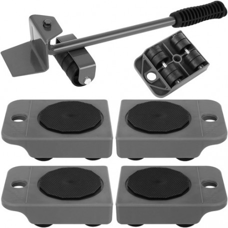 Möbelflyttare Sats med 4x Transportplattor