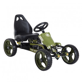 GoKart pedalbil stor hjul 3-6 år -105 x 54 x 61cm