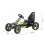 GoKart pedalbil stor hjul 3-6 år -105 x 54 x 61cm