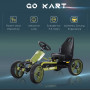 GoKart pedalbil stor hjul 3-6 år -105 x 54 x 61cm