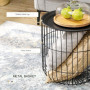 Soffbord Set - 2-st Sidobord Scandi Design Metallbricka
