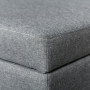 Sittbänk med Stor Förvaring, Bricka - Grå 107 x 50 x 44 cm