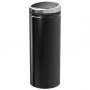 Automatisk Soptunna med Sensor Rostfritt Stål Ø30,5 x 81,5 cm svart