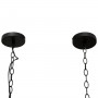 Pendellampa Metall Svart 5 Lampor L.93 cm