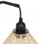 Bordslampa Båge Metall Natur "Delia" H.50 cm