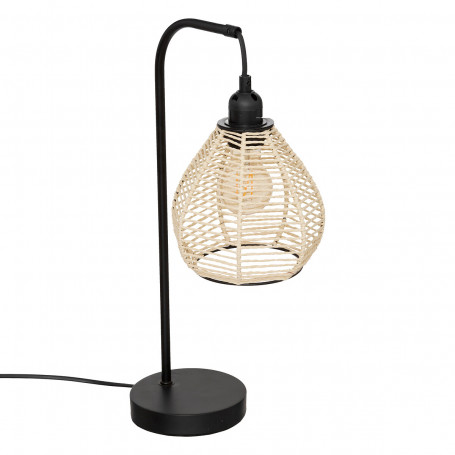 Bordslampa Båge Metall Natur "Delia" H.50 cm