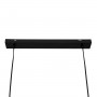 Hänglampa Metall Svart 2 Lampor "Cafe" D.28 cm