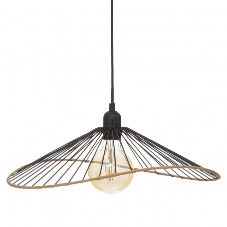 Hänglampa Metall Svart "Alara" D.45 cm