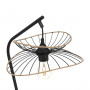 Bordslampa Metall Svart "Alara" H.50 cm