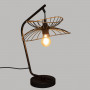 Bordslampa Metall Svart "Alara" H.50 cm