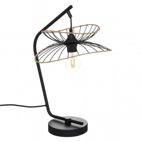 Bordslampa Metall Svart "Alara" H.50 cm