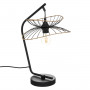 Bordslampa Metall Svart "Alara" H.50 cm