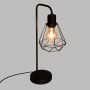 Bordslampa Metall Svart "Flave" H.46 cm