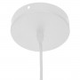 Hänglampa Metall Vit "Desy" D.15 cm