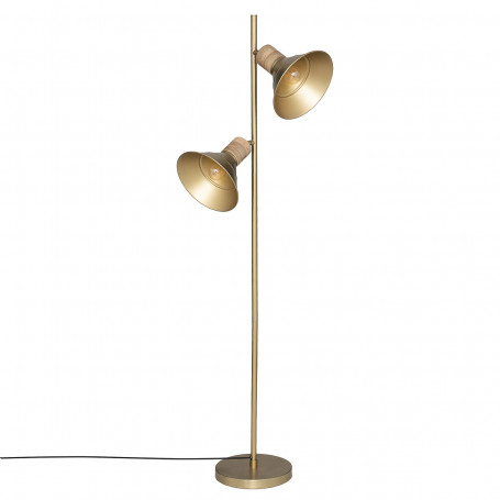 Golvlampa Guldpläterad metall "Bota" H.151