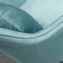 Kontorsfåtölj Sammet Grön med Massagekudde