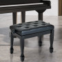 Pianopall Höjdjusterbar 64 x 35 x 45 - 55 cm