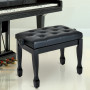 Pianopall Höjdjusterbar 64 x 35 x 45 - 55 cm
