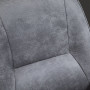 Ergonomisk Kontorsfåtölj Vintage Läder Ljusgrå Multi-Tonal Effekt