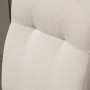 2x Matstolar Set Stoppad Beige 50 x 62 x 96 cm