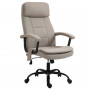 Kontorsstol med Massagefunktion i 2-punkt Beige Tyg