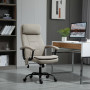 Kontorsstol med Massagefunktion i 2-punkt Beige Tyg