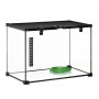 Glasbur / Avelslåda för Reptiler, Spindeldjur Med Termometer 50 x 30 x 35 cm Terrarium