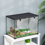 Glasbur / Avelslåda för Reptiler, Spindeldjur Med Termometer 50 x 30 x 35 cm Terrarium
