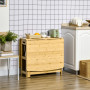Fällbart Matbord 4-6 Personer Plats- Sparande 149,5 x 80 x 73,5 cm