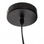 Hänglampa Metall Svart "Soul" D.35 cm