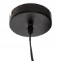 Hänglampa Metall Svart "Nathan" D.35 cm