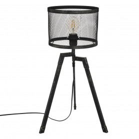 Bordslampa Tripod Metall Svart "Noah" H.56 cm