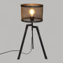 Bordslampa Tripod Metall Svart "Noah" H.56 cm