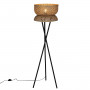 Golvlampa Tripod Bambu Svart "Suny" H.145 cm
