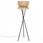 Golvlampa Tripod Bambu Svart "Suny" H.145 cm
