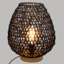 Bordslampa Svart "Etel" H.36 cm