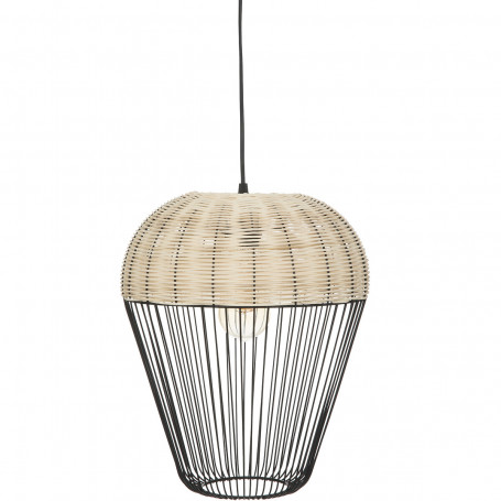 Hänglampa Mix Natur och Metall "Anea" D.31 cm