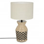 Bordslampa Natur Svart "Mena" H49 cm