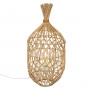 Bordslampa Rotting Natur "Milou" H 55 cm