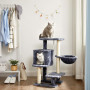 Klösträd För Stora Katter 15 kg med klöspelare, hängmatta 84 cm