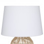 Bordslampa Rotting Vit "Lucia" H49 cm