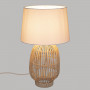 Bordslampa Rotting Vit "Lucia" H49 cm