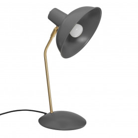 Bordslampa Båge Grå "Celia" H.38 cm