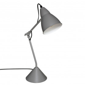 Bordslampa Båge Grå "Aude" H.62 cm