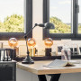 Bordslamp Båge Metall Svart "Basalt" H.55 cm