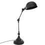Bordslamp Båge Metall Svart "Basalt" H.55 cm