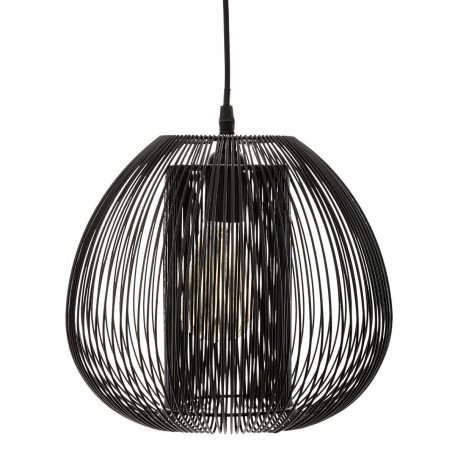 Hänglampa Tråd Metall Svart "Noda" D.28 cm