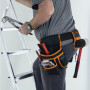 Verktygsbälte 22 Fickor, 2 Lockor, Hammarhållare, Midjemått: 67 - 136 cm